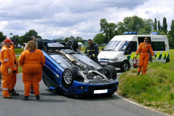 Sprint car accident